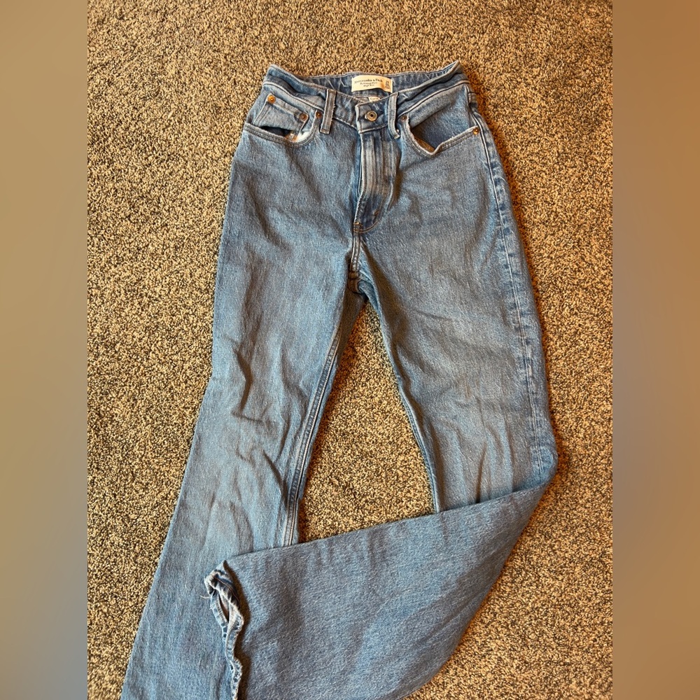 Abercrombie & Fitch Vintage Flare Curve Love Jeans, Size 24 00 L